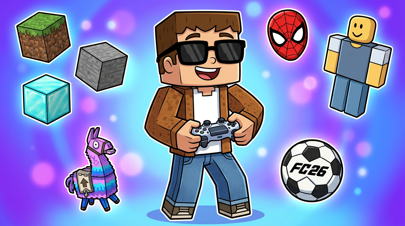 Personajes y mundos de videojuegos populares